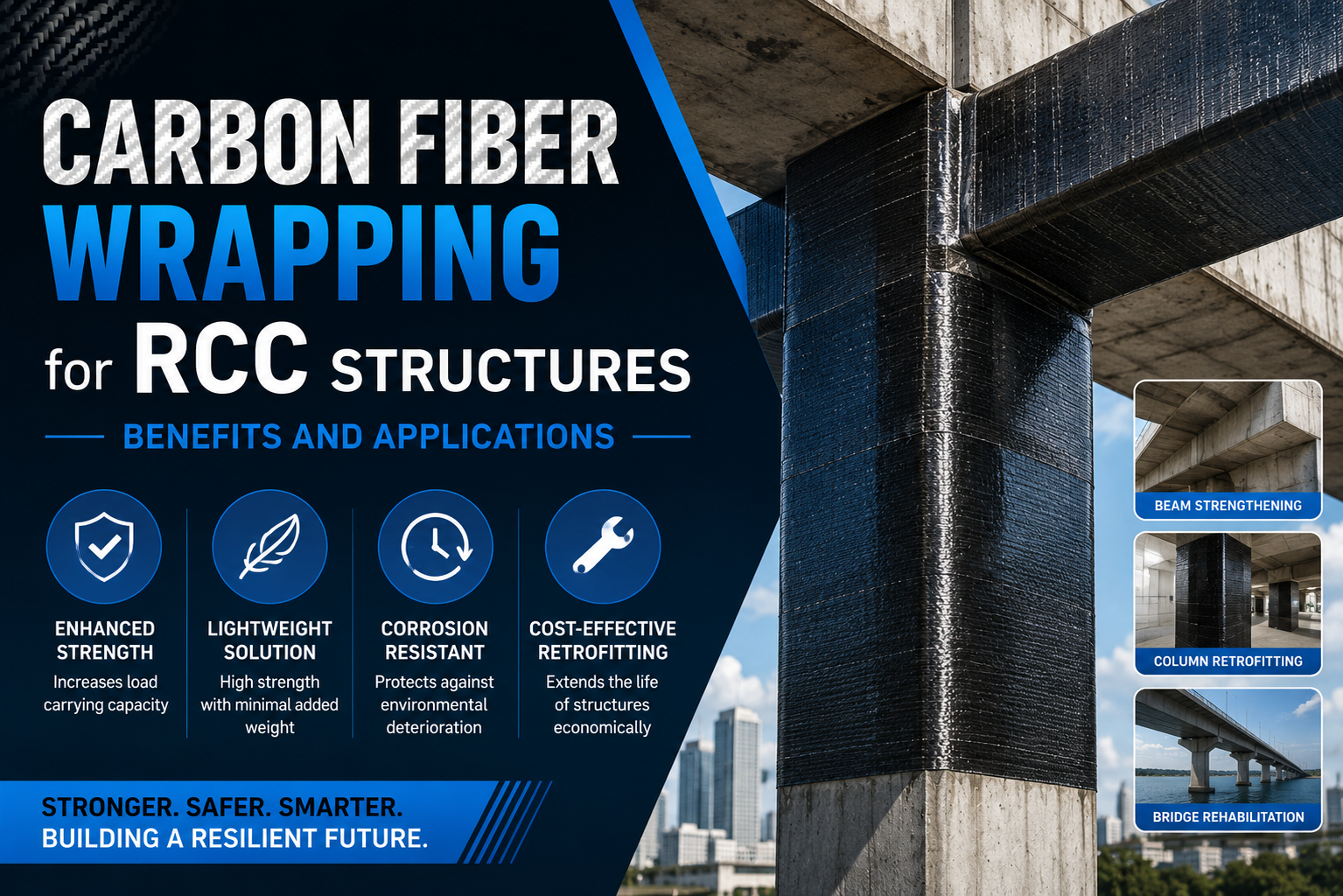 Carbon Fiber Wrapping for RCC Structures | Benefits and Applications