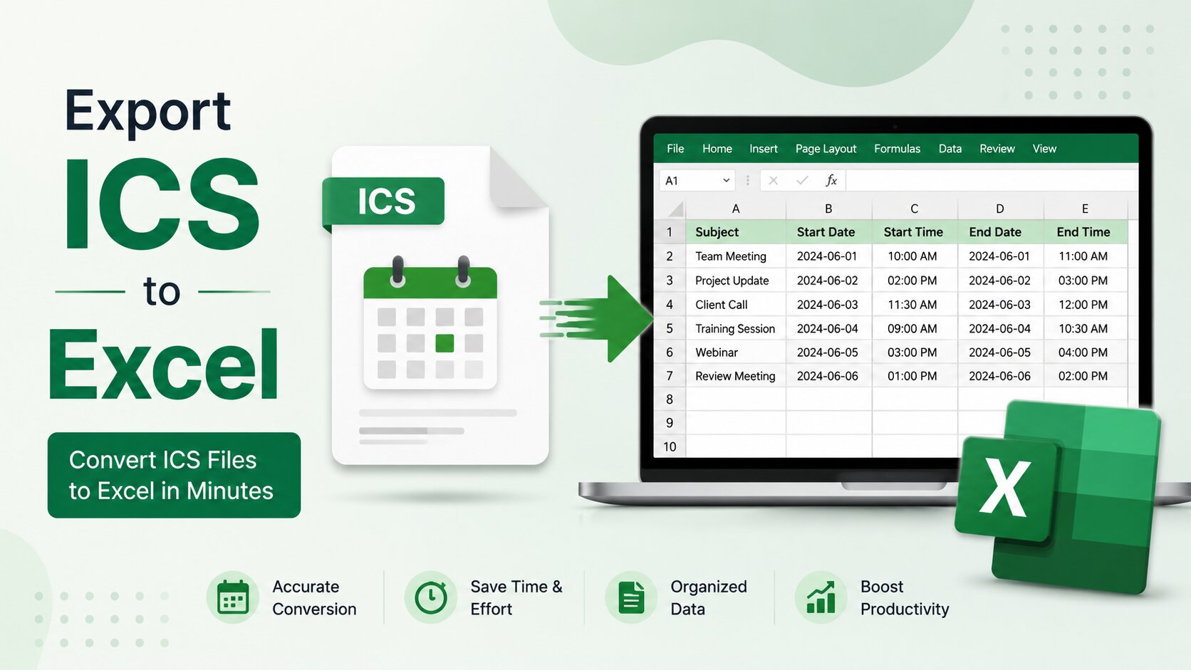 How to Export ICS to Excel Format? Explore Solutions