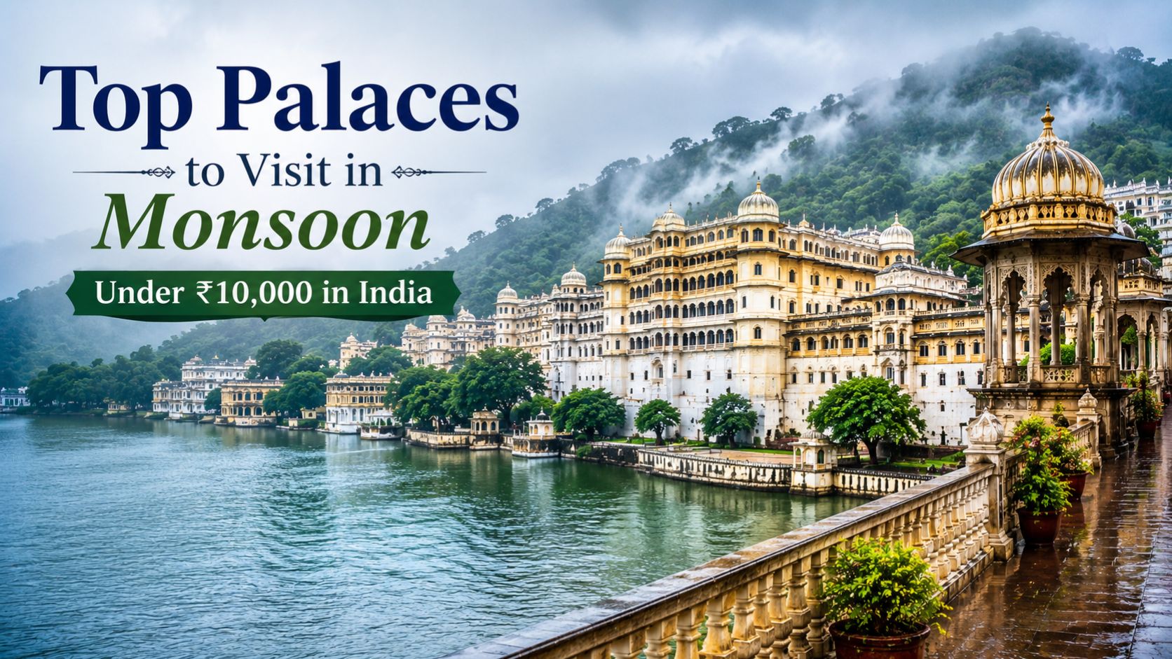 Top Palaces to Visit in Monsoon Under ₹10,000 in India