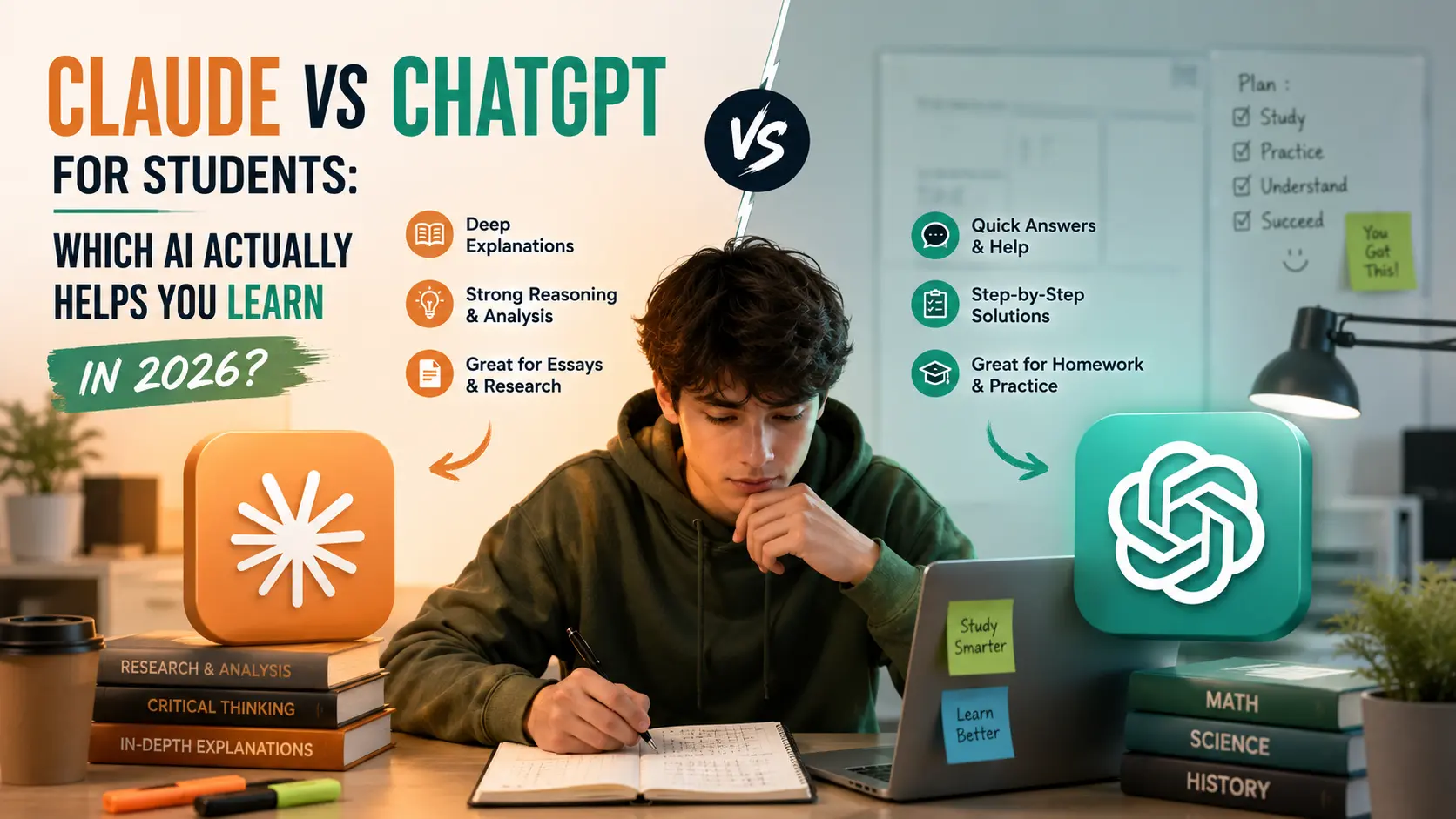Claude vs ChatGPT for Students: Which AI Actually Helps You Learn in 2026?