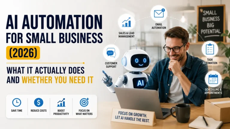 AI Automation for Small Business (2026): What It Actually Does and Whether You Need It