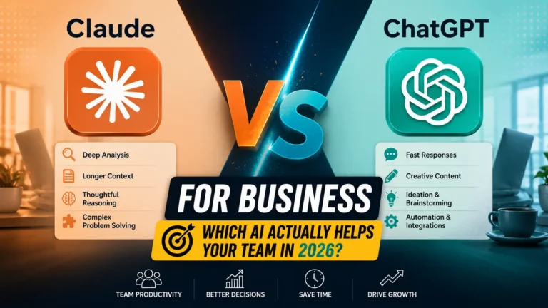 Claude vs ChatGPT for Business: Which AI Actually Helps Your Team in 2026?