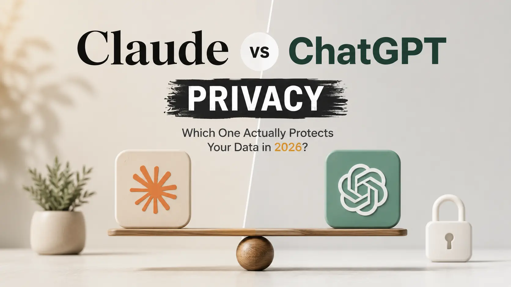 Claude vs ChatGPT Privacy: Which One Actually Protects Your Data in 2026?