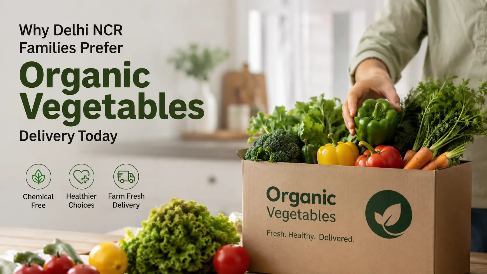 Clean Produce, Delivered Fresh — How Organic Vegetable Delivery Is Changing the Way Delhi NCR Eats