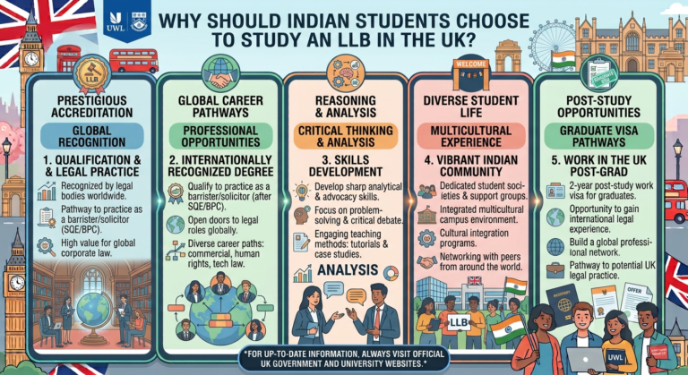 Why Should Indian Students Choose to Study an LLB in the UK?