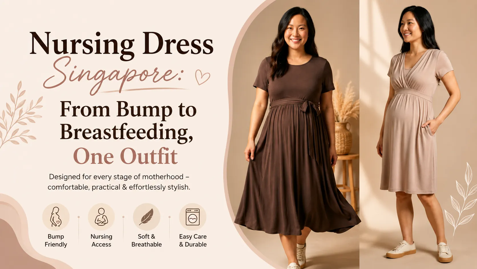 Nursing Dress Singapore: From Bump to Breastfeeding, One Outfit