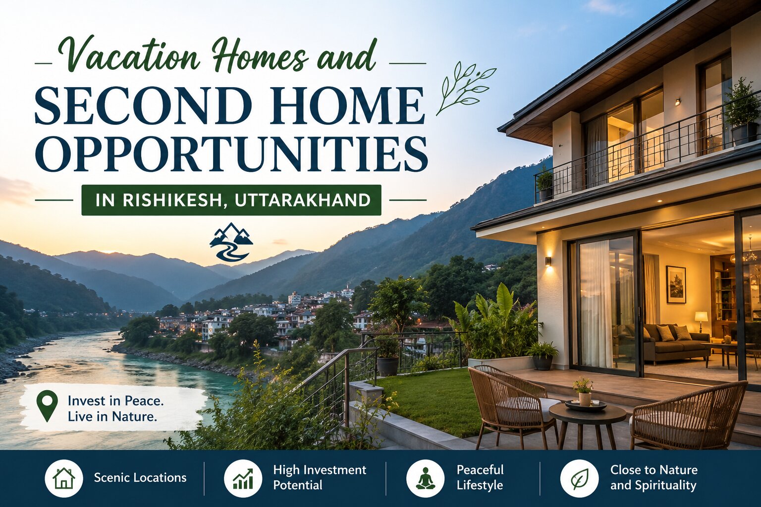 Exploring Vacation Homes and Second Home Opportunities in Rishikesh, Uttarakhand