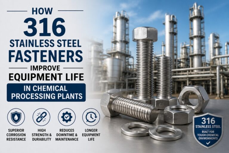 How 316 Stainless Steel Fasteners Improve Equipment Life in Chemical Processing Plants