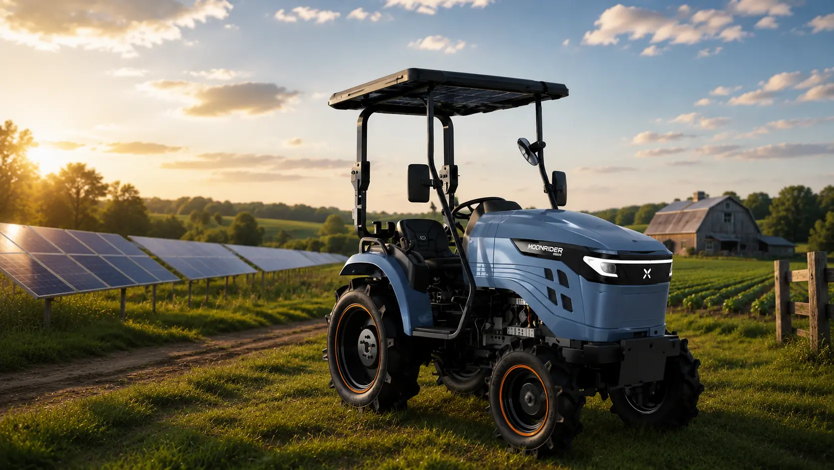 The Solar Electric Tractor Revolution: How GoSun’s Moonrider  Could Change Small Farm Equipment