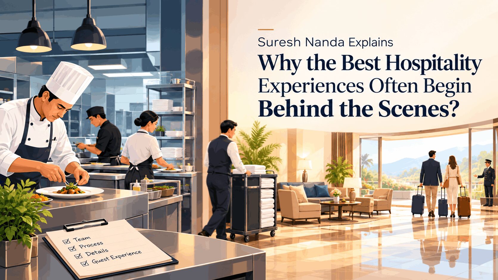Suresh Nanda Explains Why the Best Hospitality Experiences Often Begin Behind the Scenes?