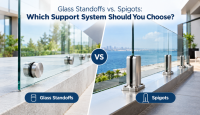 Glass Standoffs vs. Spigots: Which Support System Should You Choose?