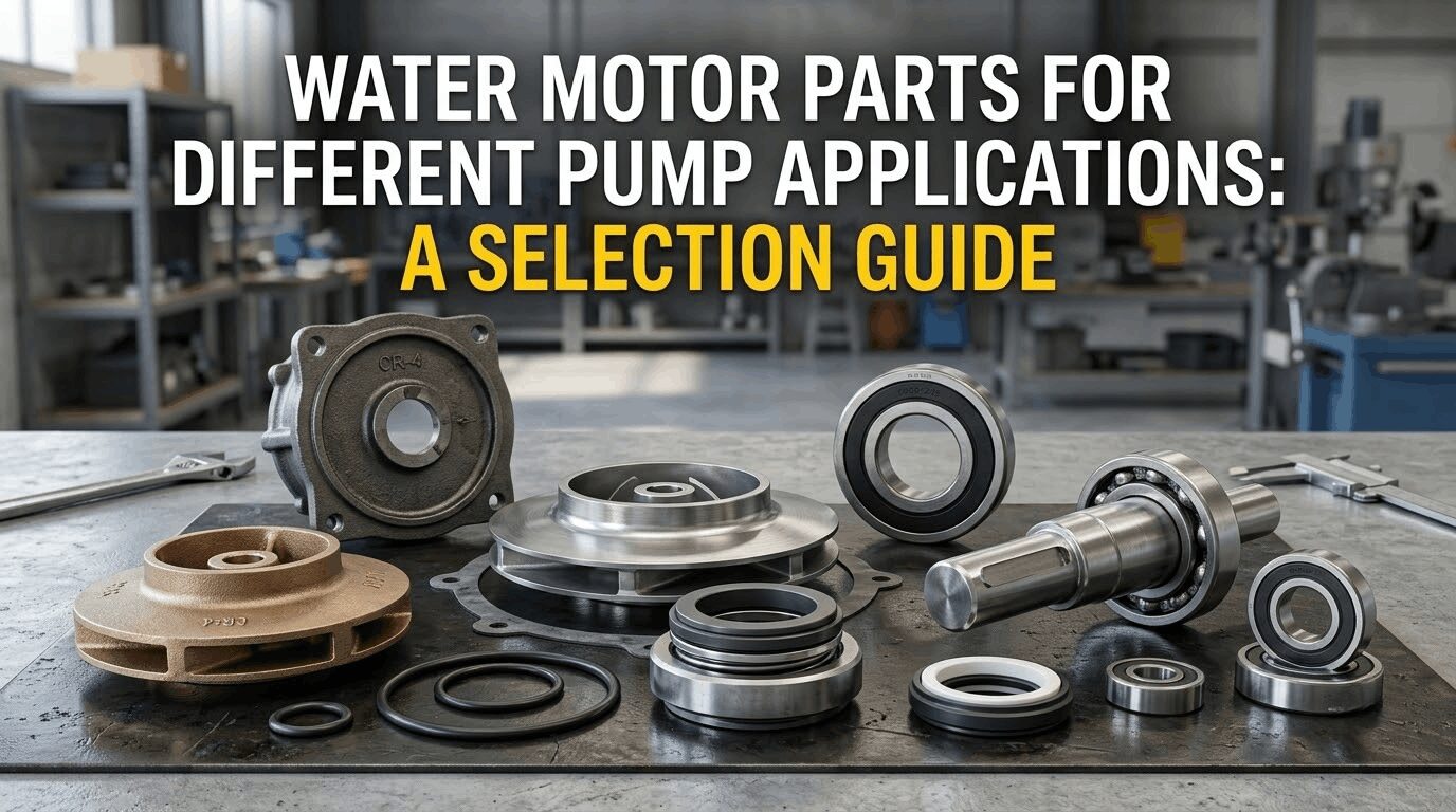 Water Motor Parts for Different Pump Applications: A Selection Guide